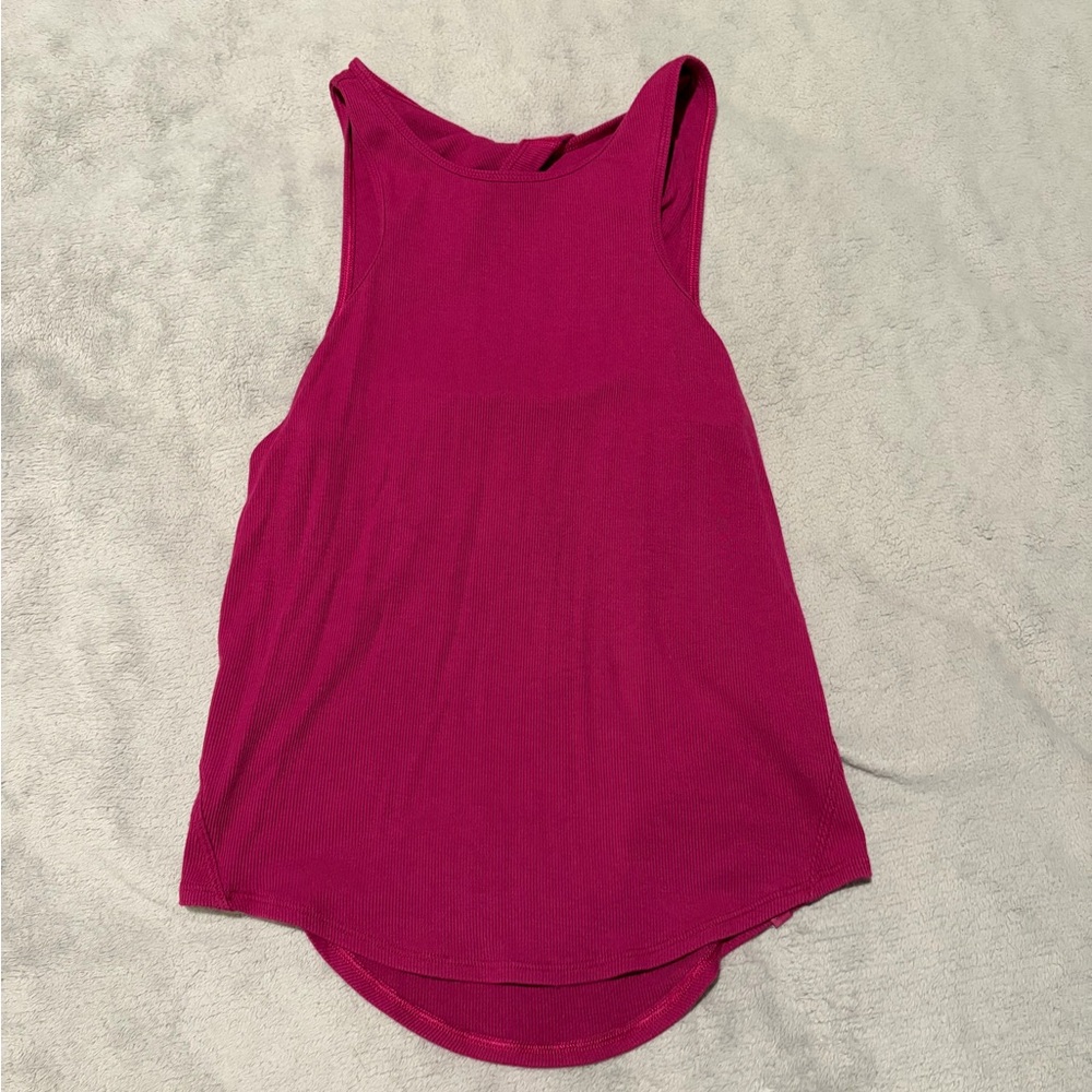 Lululemon Athletica Magenta Tank Top